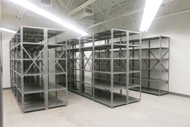 Storage Solutions Full Service Custom, Parts Room Shelving
